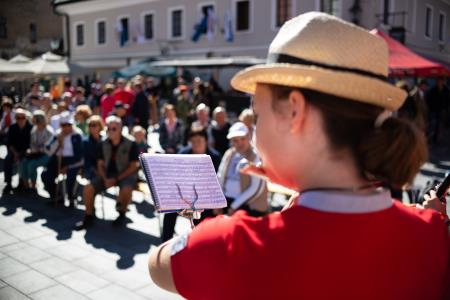 Izjemen obisk zaznamoval 50. Dneve narodnih noš in oblačilne dediščine v Kamniku (Blaž T. Muc)  (21)